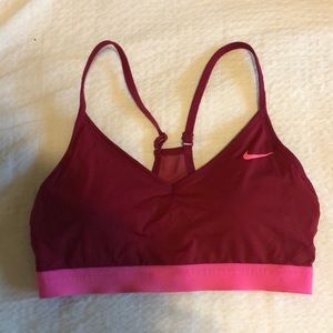 Pink Nike Sports Bra